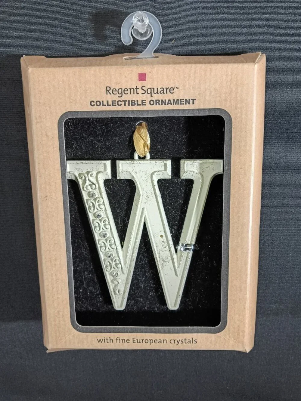 Regent Square W Crystal Christmas Ornament 2014
